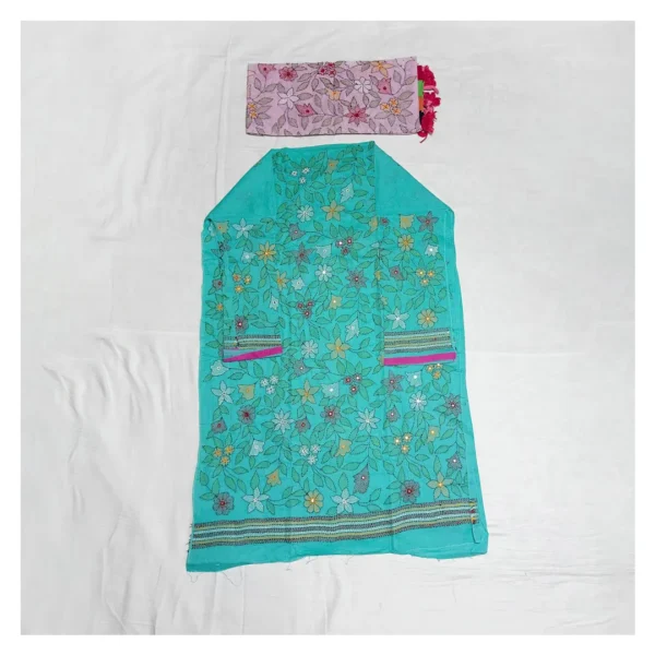 Firoza Cotton 2 Piece Unstitched | ফিরোজা এমব্রয়ডারি থ্রি পিস