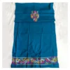 Teal Blue Cotton 3 Piece | টিল ব্লু এমব্রয়ডারি থ্রি পিস