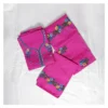Magenta Cotton 3 Piece Unstitched | ম্যাজেন্টা এমব্রয়ডারি