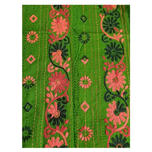 Green Cotton 3 Piece Unstitched | সবুজ এমব্রয়ডারি থ্রি পিস