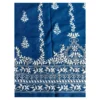 Blue Cotton 3 Piece Unstitched | নীল এমব্রয়ডারি থ্রি পিস